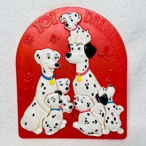 1993 Mattel Disney 101 Dalmatians 3-D Plastic Puzzle Disney Dogs Puzzle